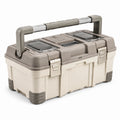 Caja de herramientas de plástico y metal 40x22x18 cm