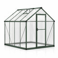 Invernadero de aluminio y policarbonato 250x190x195 cm