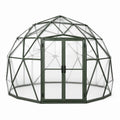Invernadero de aluminio y policarbonato transparente de 6mm, 4m